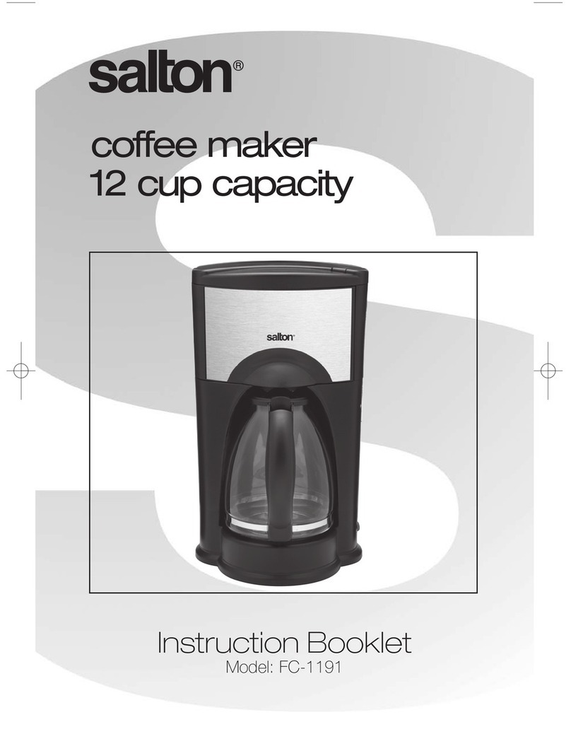 Salton FC-1191 Instruction booklet