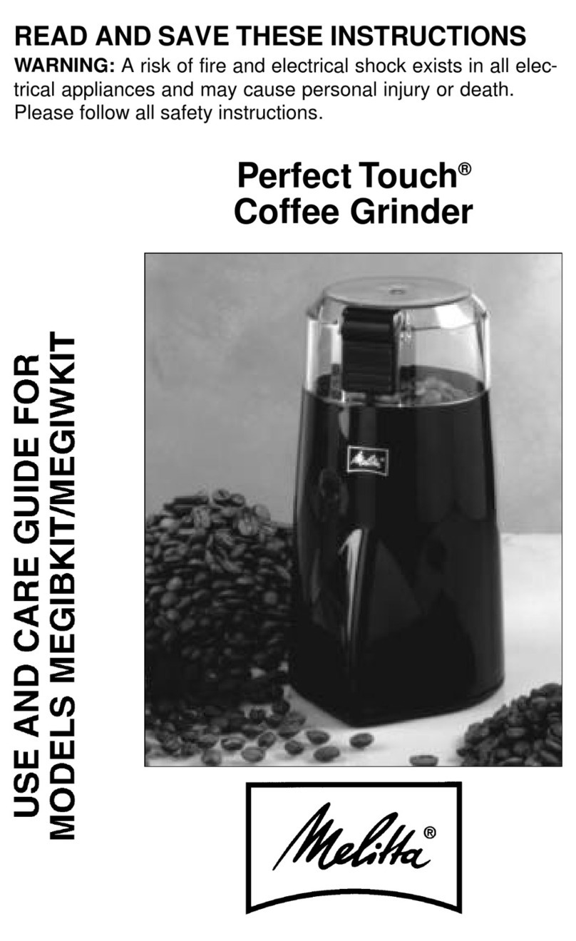 Melitta MEGIBKIT User manual
