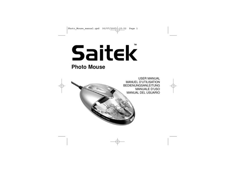 Saitek Photo Mouse user manual