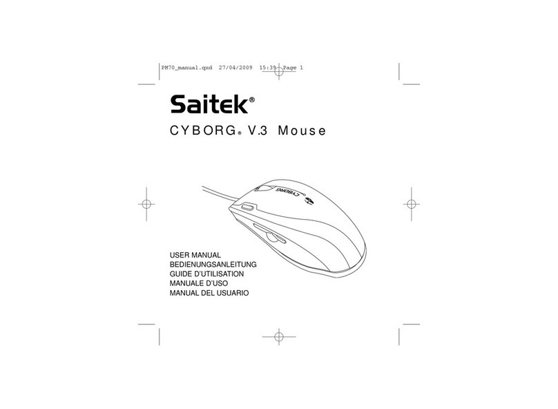 Saitek CYBORG V.3 User manual