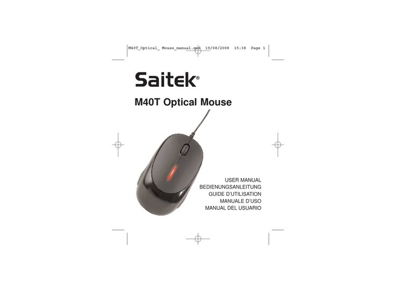 Saitek M40T user manual