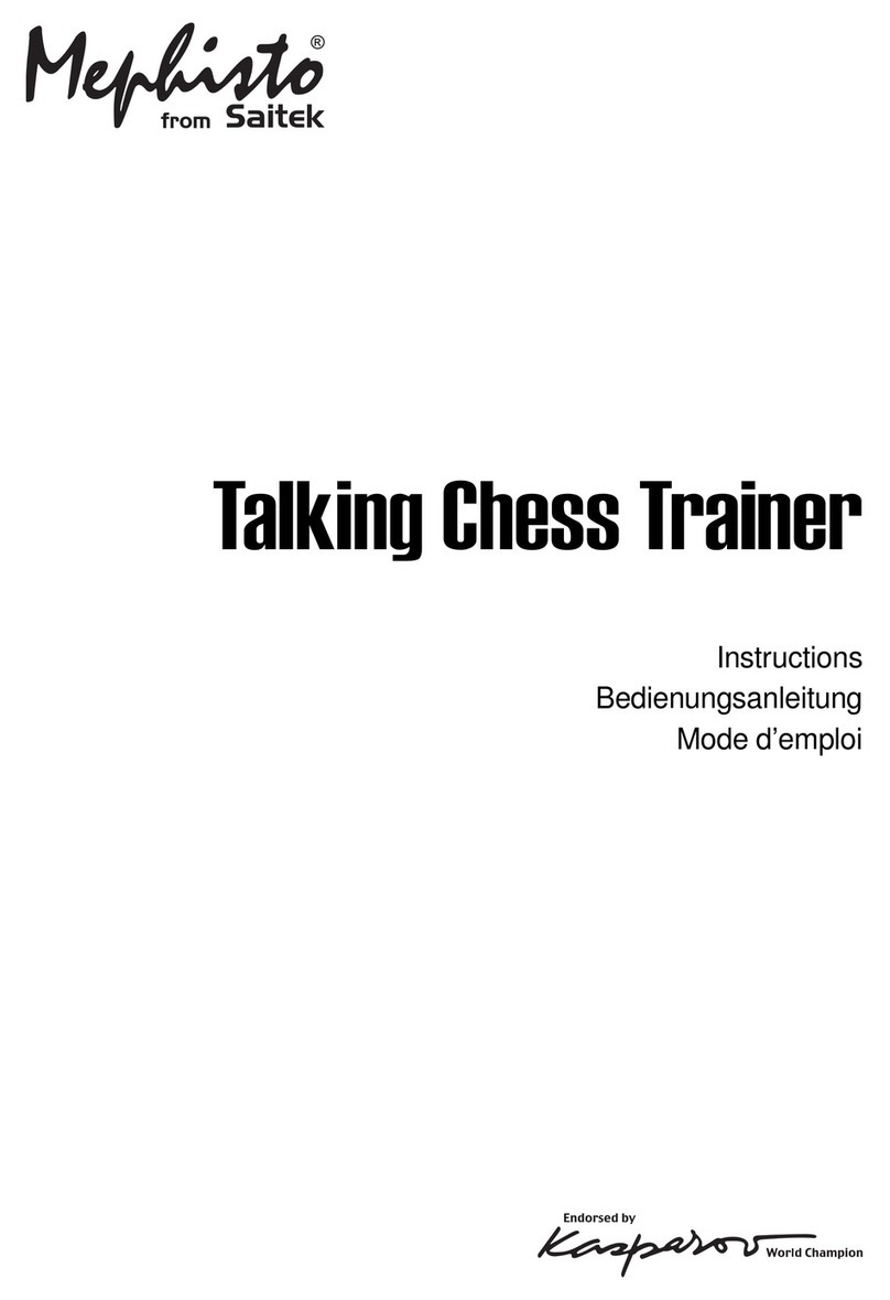 Saitek Mephisto Talking Chess Trainer instructions Saitek Mephisto Talking Chess Trainer instructions