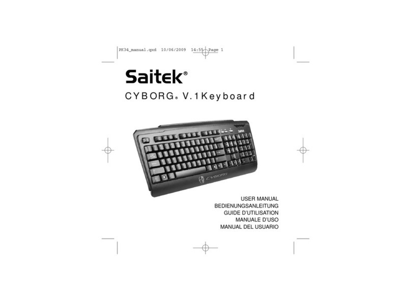 Saitek CYBORG V. 1 user manual