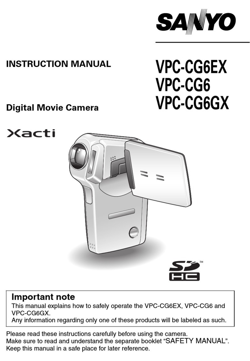 Sanyo Xacti VPC-CG6GX User manual