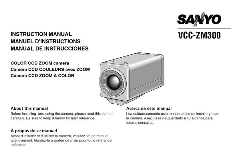 Sanyo VCC-ZM300 User manual