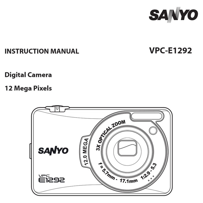 Sanyo VPC E1292 User manual