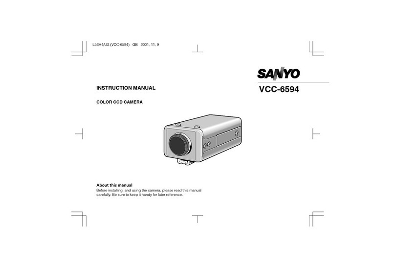 Sanyo VCC-6594 User manual