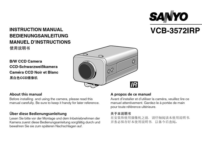 Sanyo VCB-3572IRP User manual
