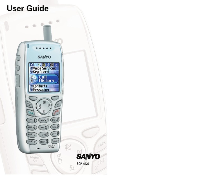 Sanyo SCP-4920 User manual