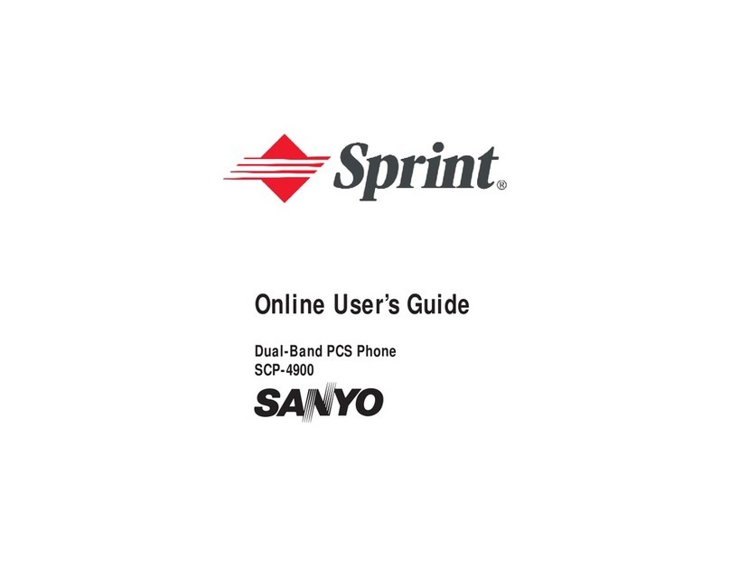 Sanyo SCP 4900 Technical manual