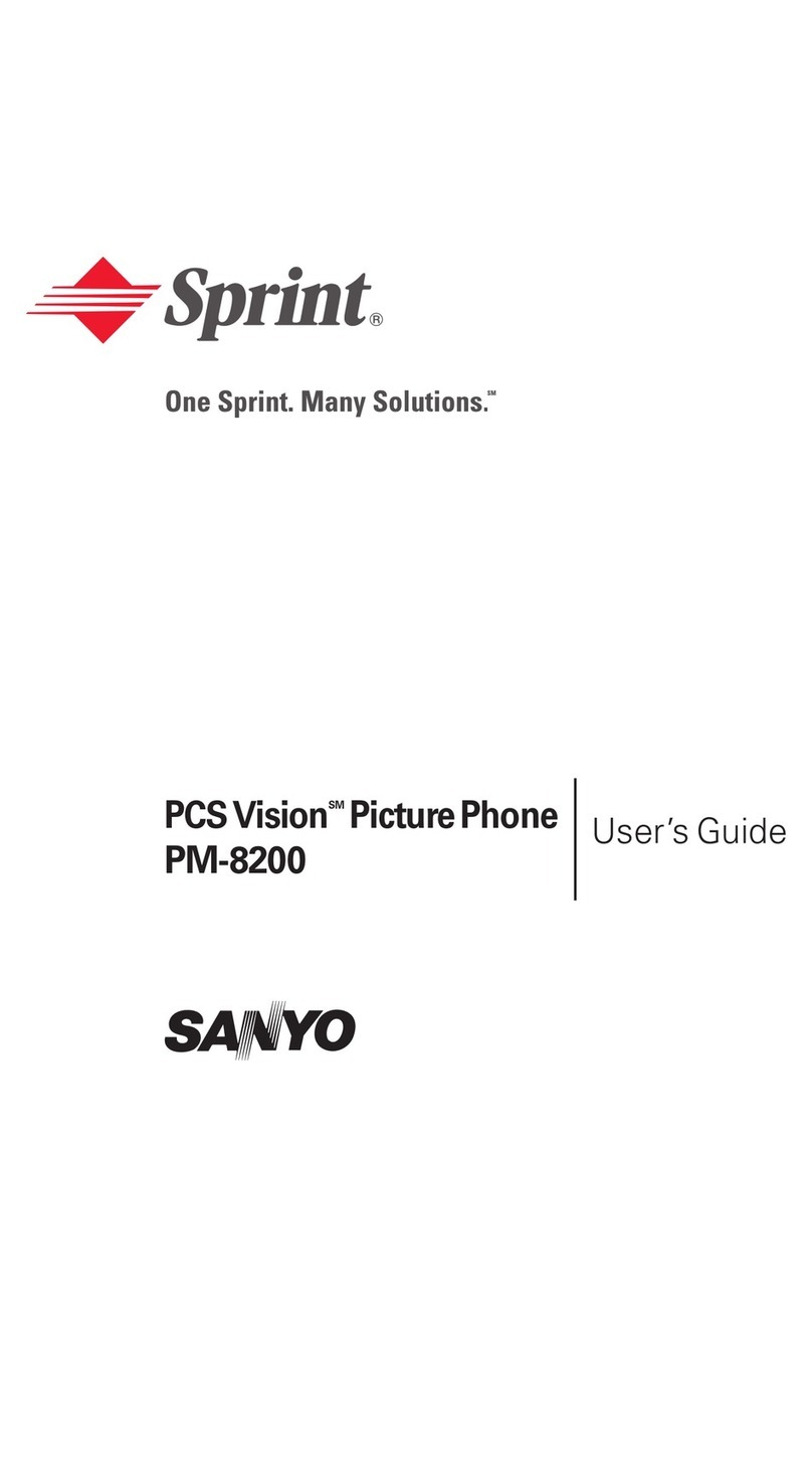 Sanyo PCS Vision PM-8200 User manual