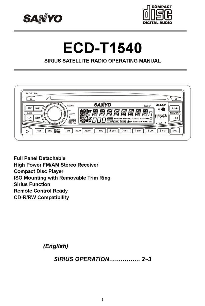 Sanyo ECD-T1540 Parts list manual