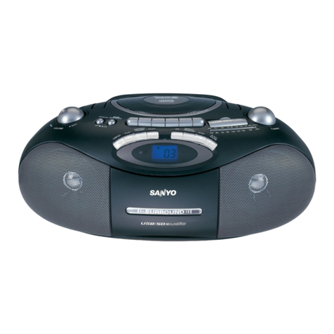 Sanyo MCD-UB685M User manual