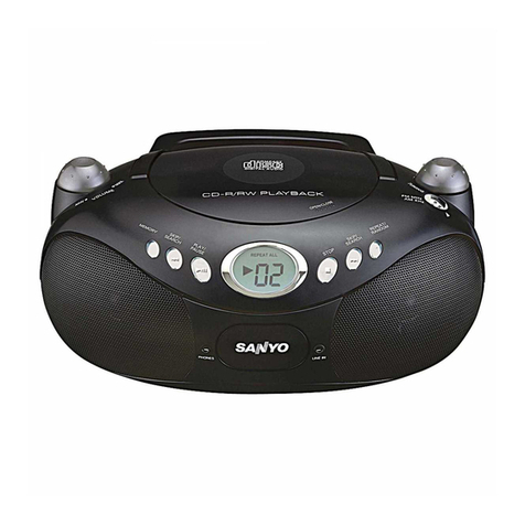 Sanyo MCD-XP630 User manual Sanyo MCD-XP630 User manual