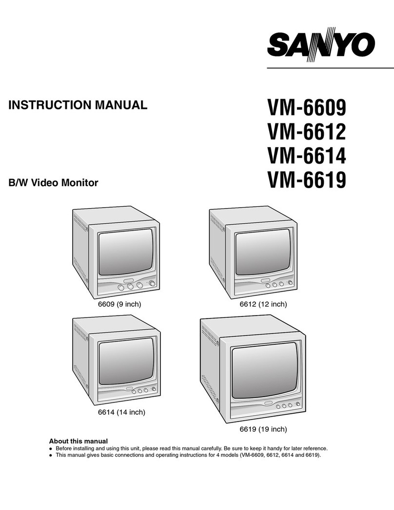 Sanyo VM-6609 User manual