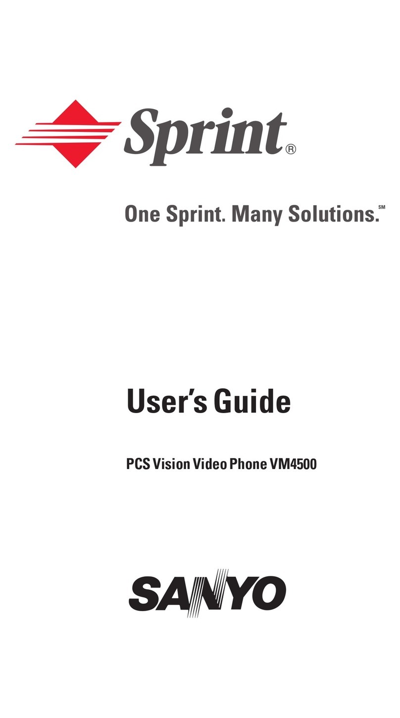 Sanyo Sprint VM4500 User manual