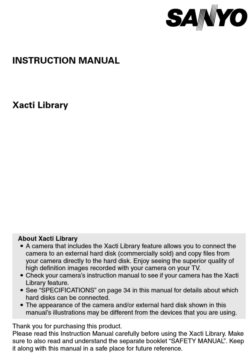 Sanyo Xacti VPC-HD2000A User manual