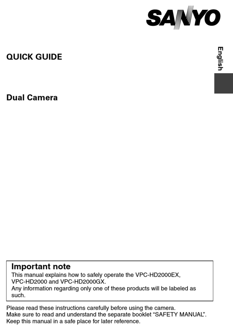 Sanyo Xacti VPC-HD2000 Series User manual