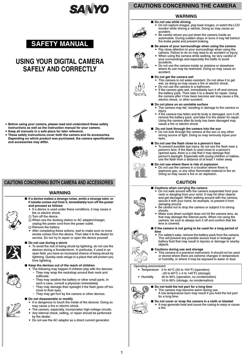 Sanyo Xacti VPC-CG10BK User guide