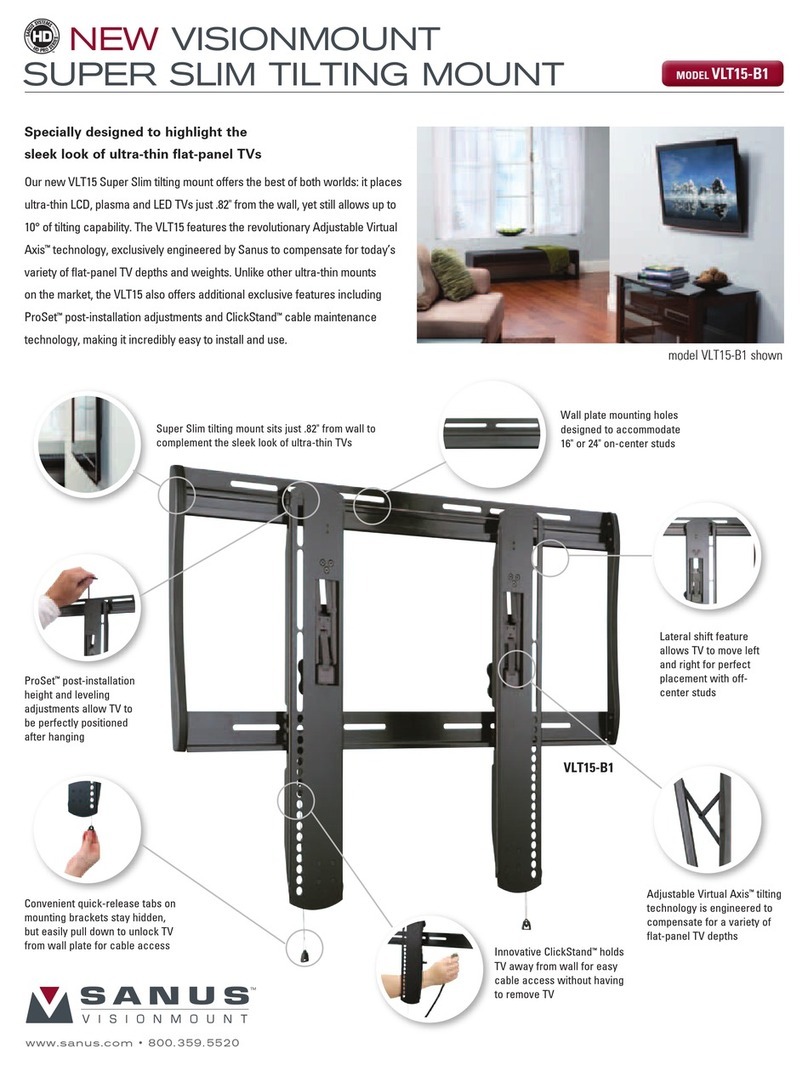 Sanus VisionMount VLT15 Specifications