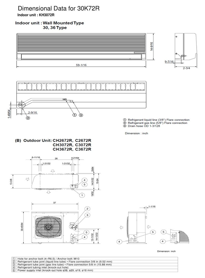 Sanyo KH3072R / C3072R Owner's manual