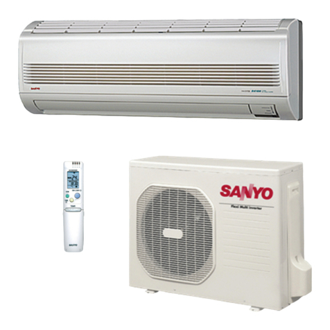 Sanyo 18KHS72 - 17,500 BTU Ductless Single Zone Mini-Split Wall-Mounted Heat... User manual