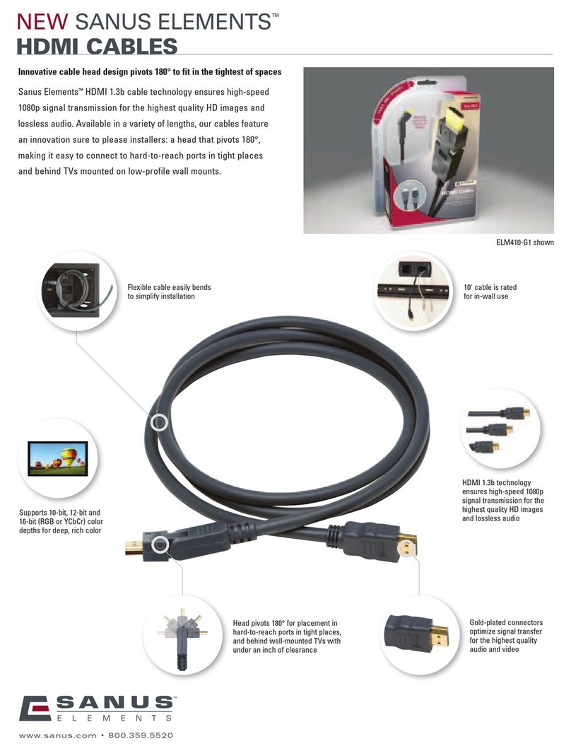 Sanus Sanus Elements ELM402-G1 Brochure & specs