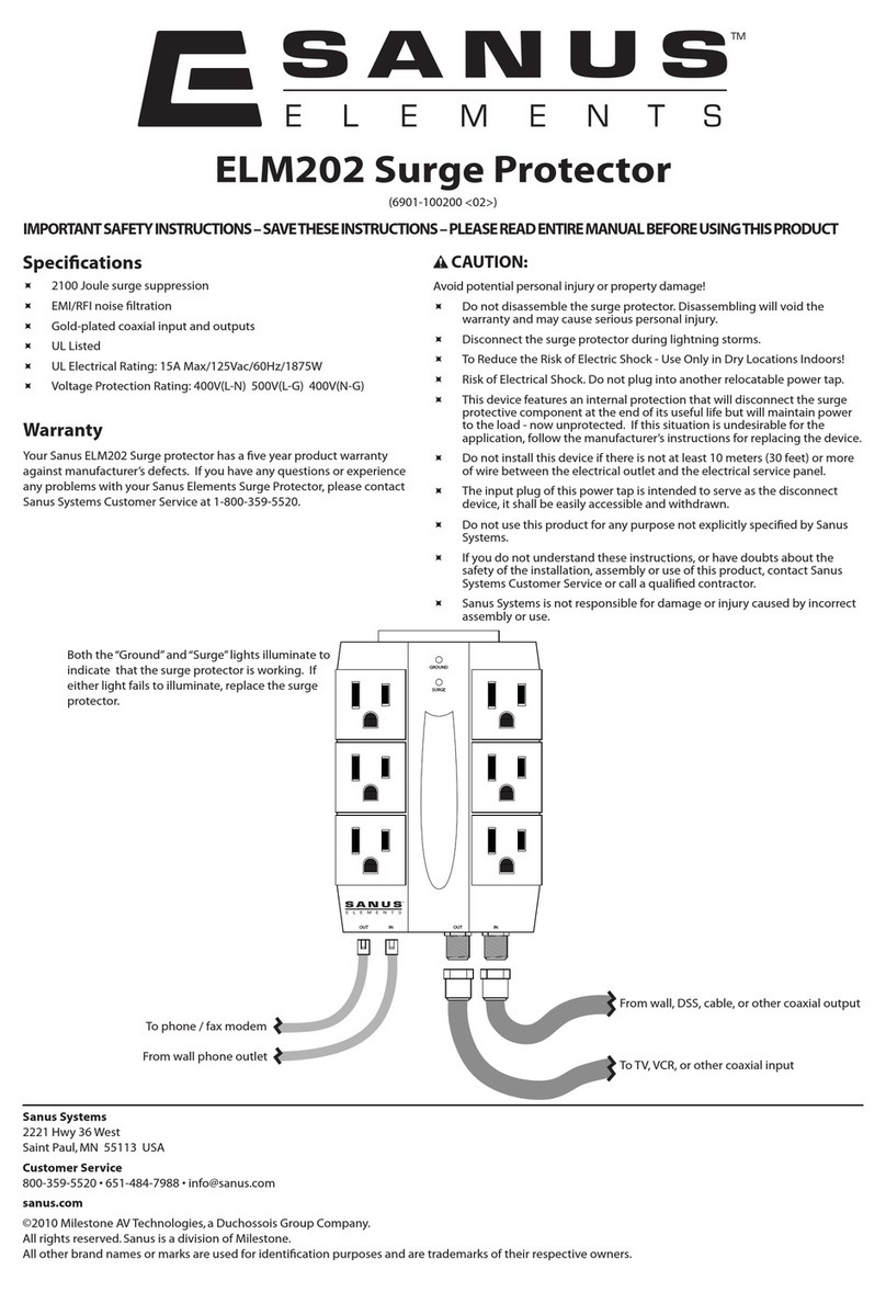 Sanus Elements ELM202 User manual