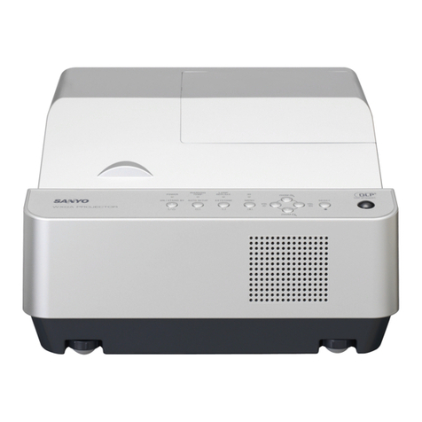 Sanyo PDG-DWL2500 - 2500 Lumens User manual