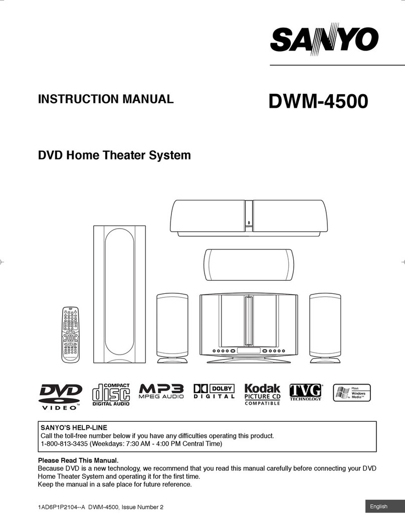 Sanyo DWM-4500 User manual