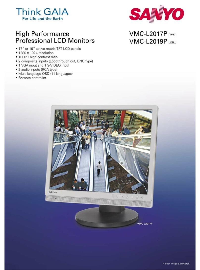 Sanyo VMC-L2017P User manual