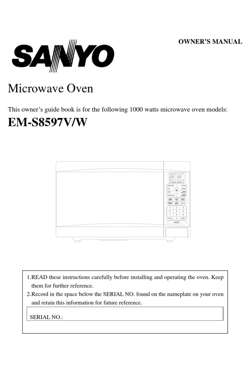 Sanyo EM-S8597W owner's guide