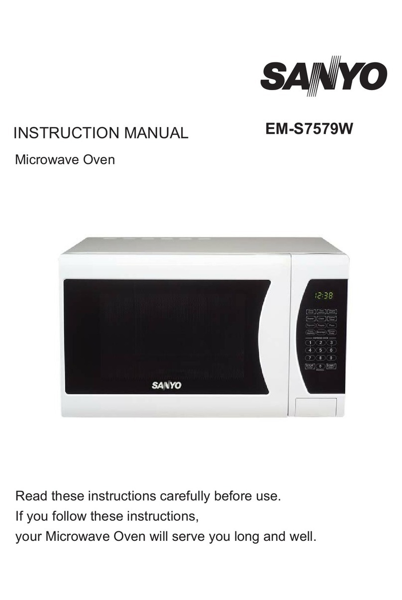 Sanyo EM-S7579W instruction manual