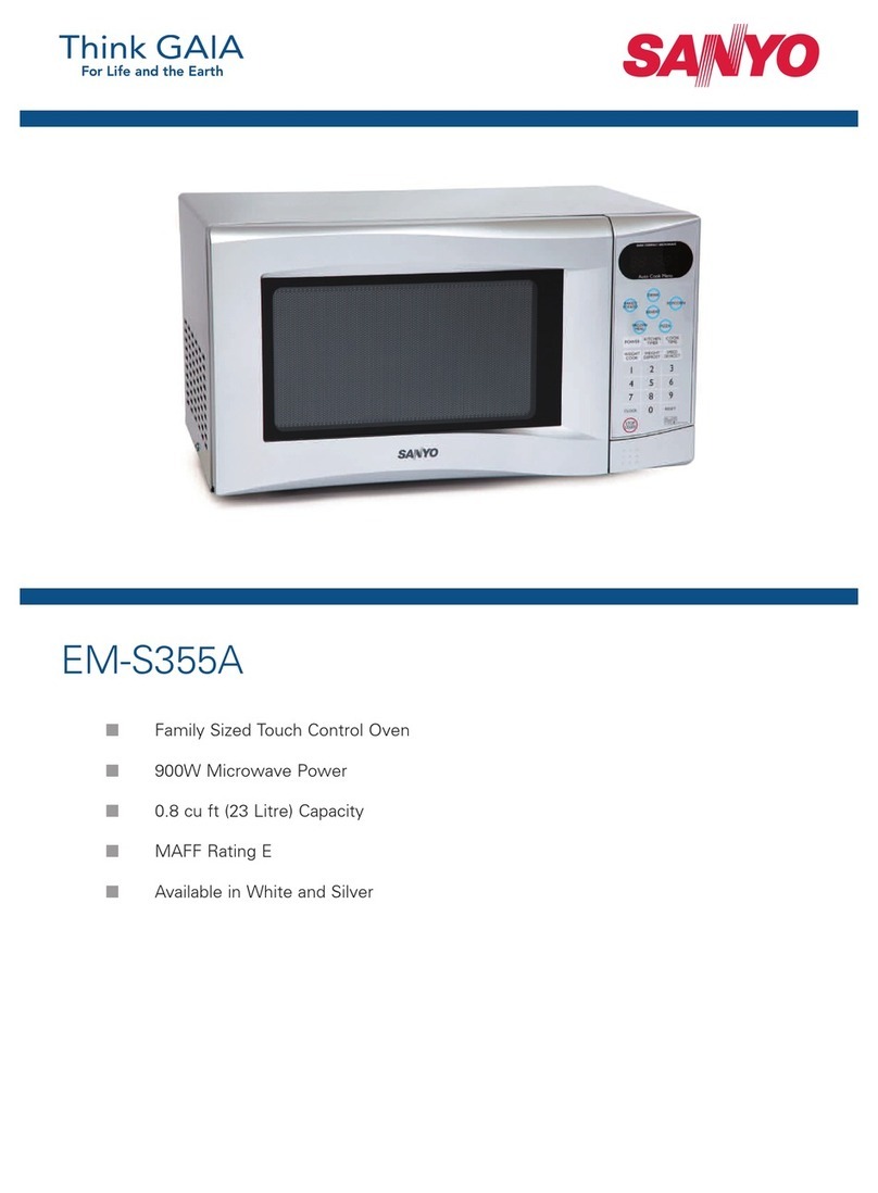 Sanyo EM-S355A User manual