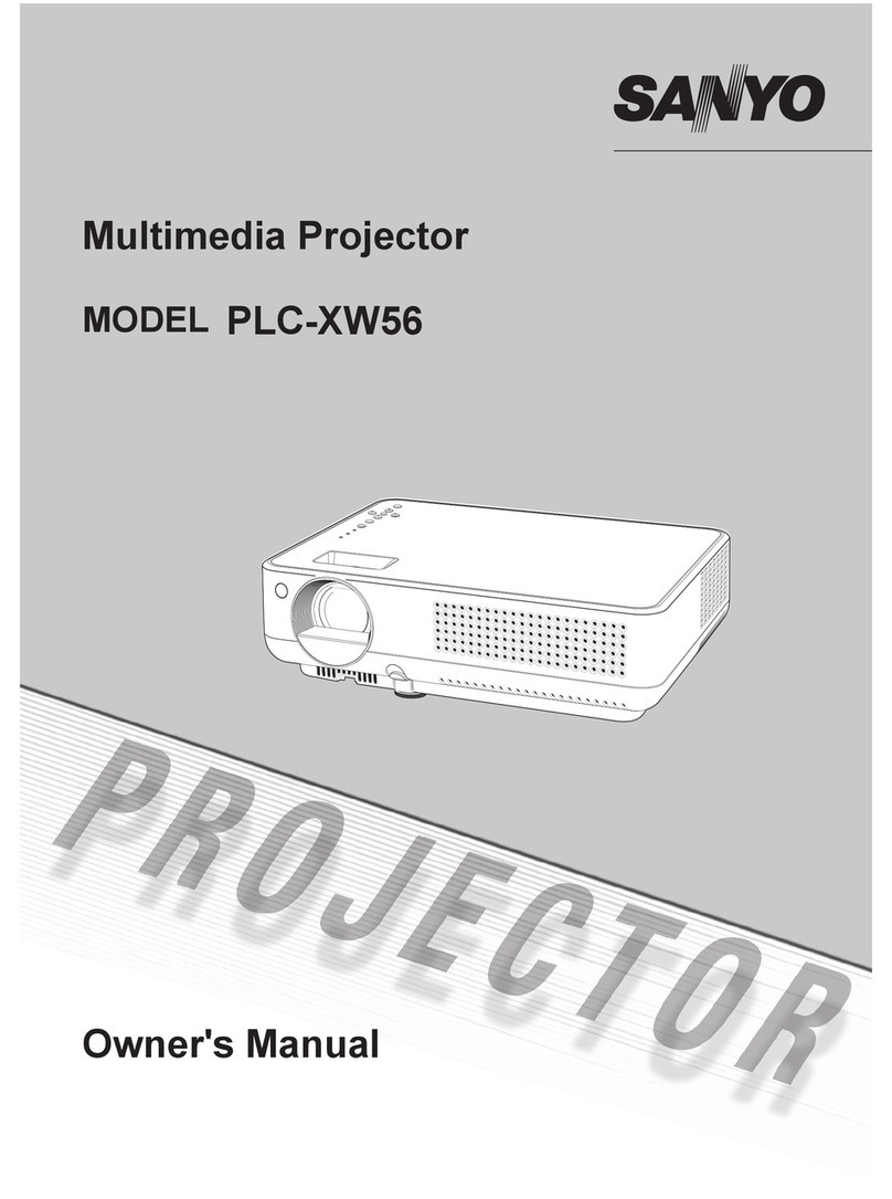 Sanyo PLC-XW56 User manual