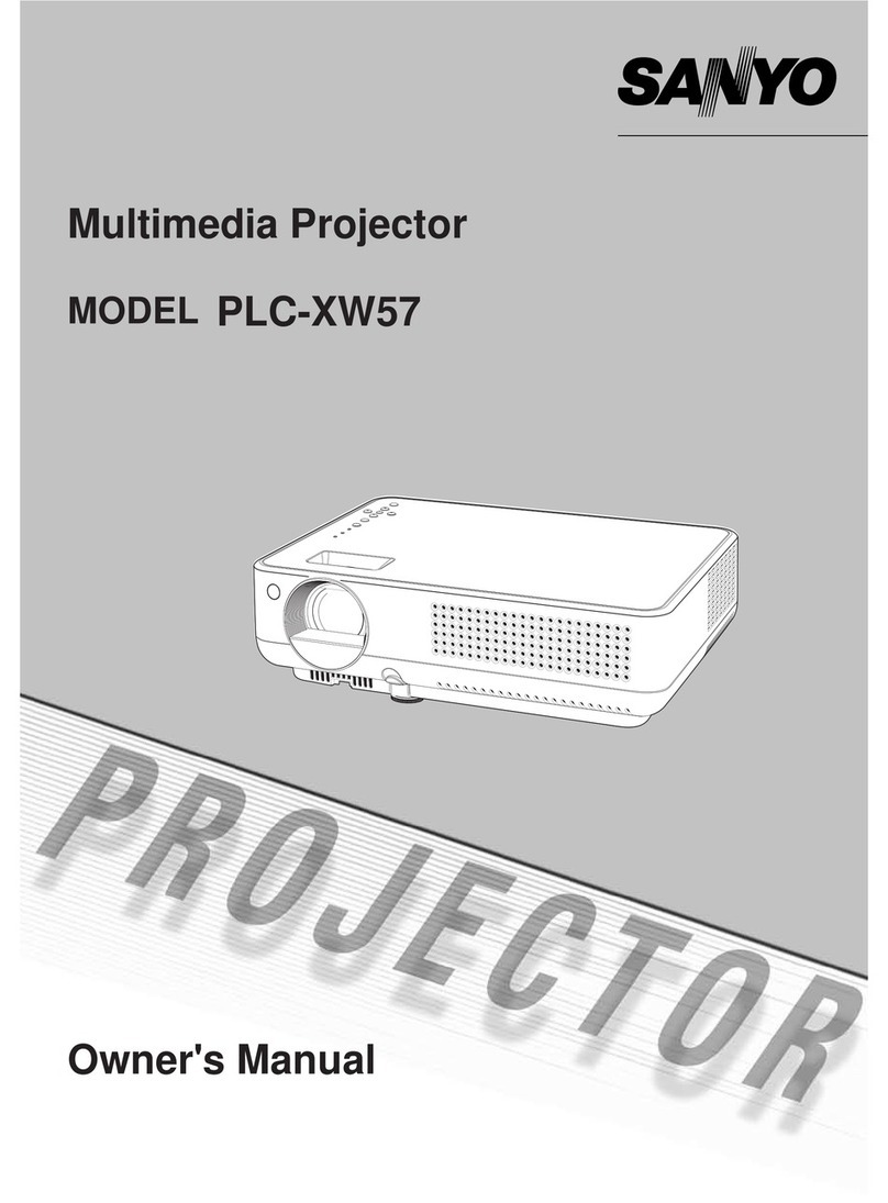 Sanyo PLC-XW57 User manual