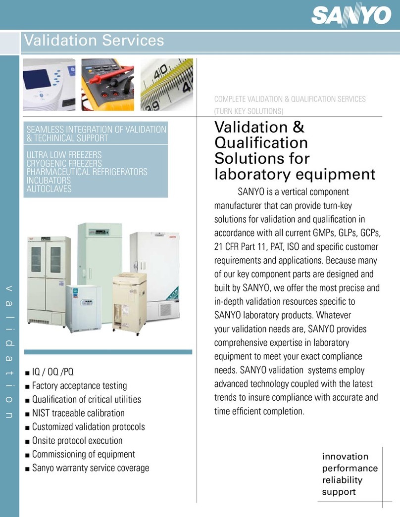 Sanyo Validation brochure