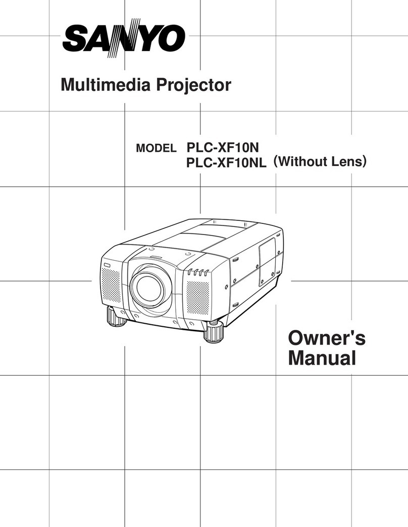 Sanyo PLC-XF10N User manual
