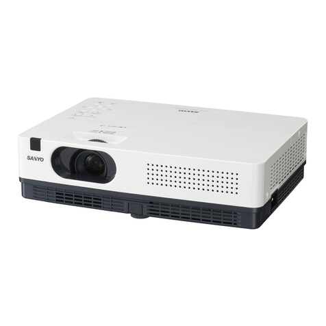 Sanyo PLC-XW250 User manual Sanyo PLC-XW250 User manual