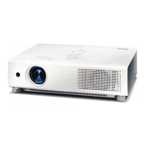 Sanyo PLC-XU111 User manual