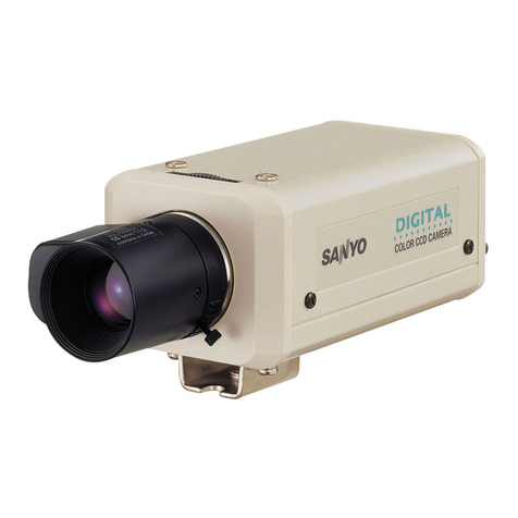 Sanyo VCC-3944 - 1/4" Color CCD DSP Camera instruction manual
