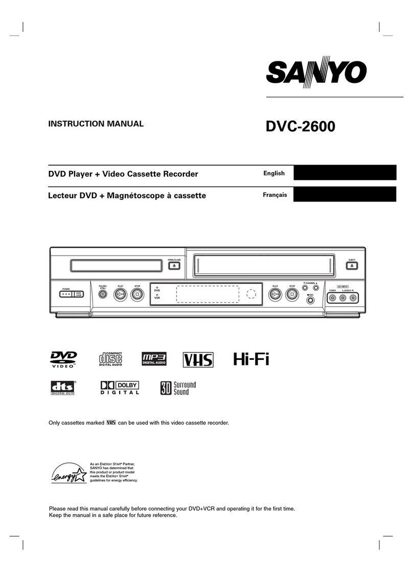 Sanyo DVC-2600 instruction manual