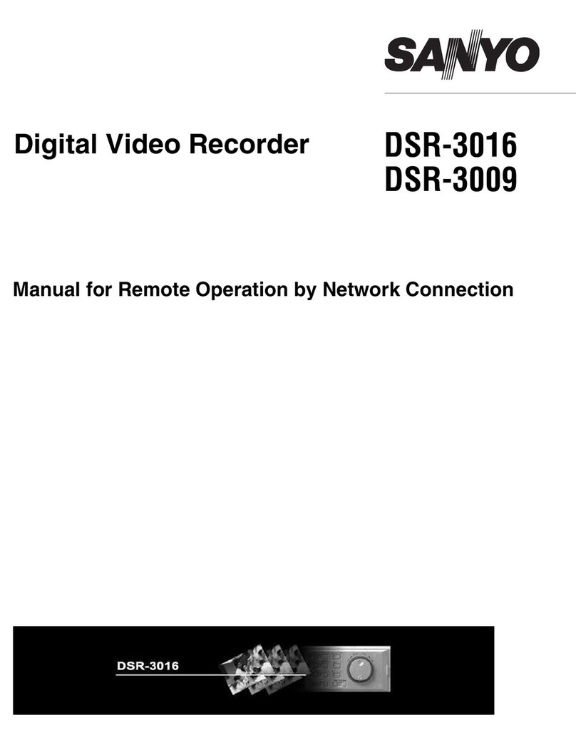 Sanyo DSR-3009 User manual