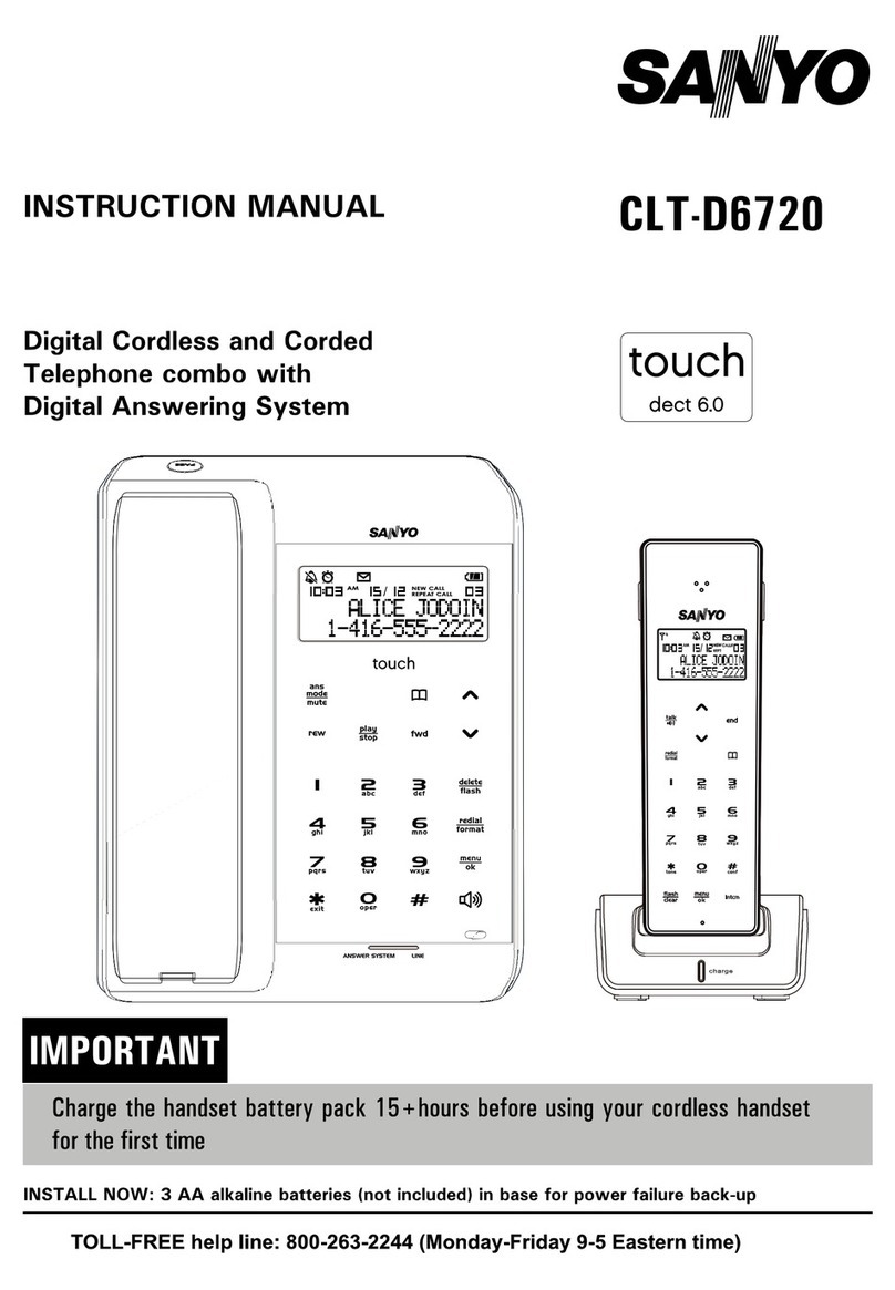 Sanyo CLT-D6720 instruction manual