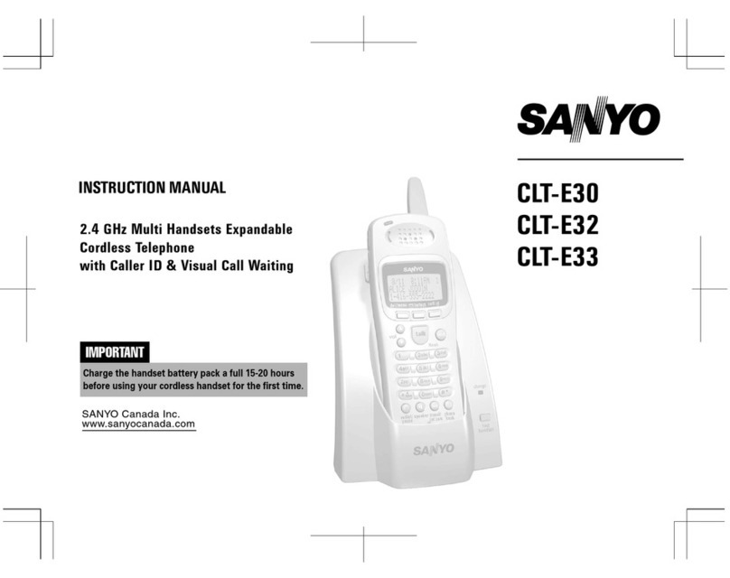 Sanyo CLT-E30 User manual