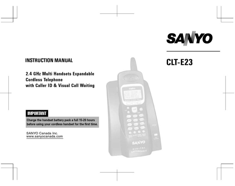Sanyo CLT-E23 User manual