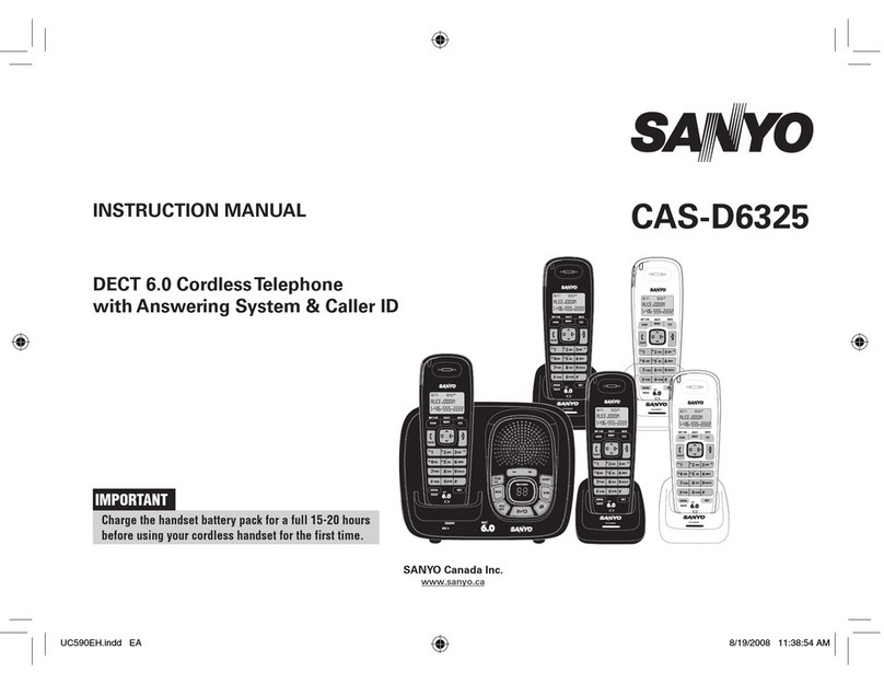 Sanyo CAS-D6325 User manual Sanyo CAS-D6325 User manual