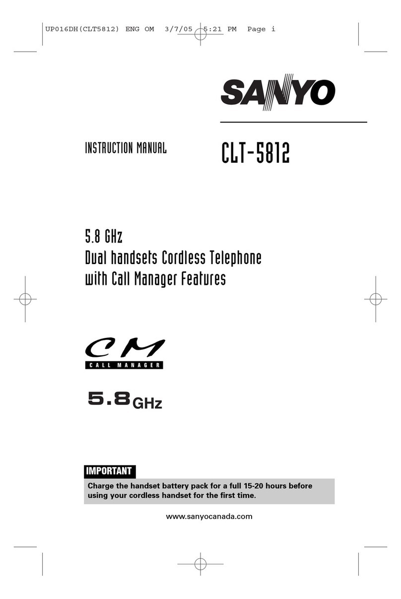 Sanyo CLT-5812 instruction manual