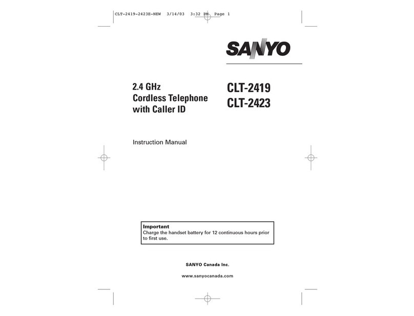 Sanyo CLT-2419 User manual