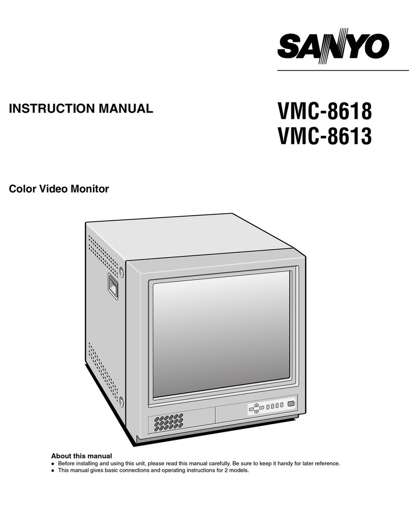 Sanyo VMC-8618 User manual